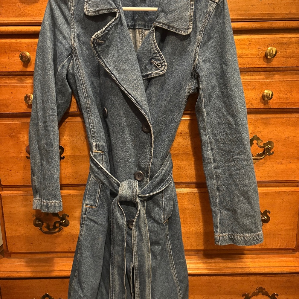 Gap Double Breasted Denim Jacket - image 1